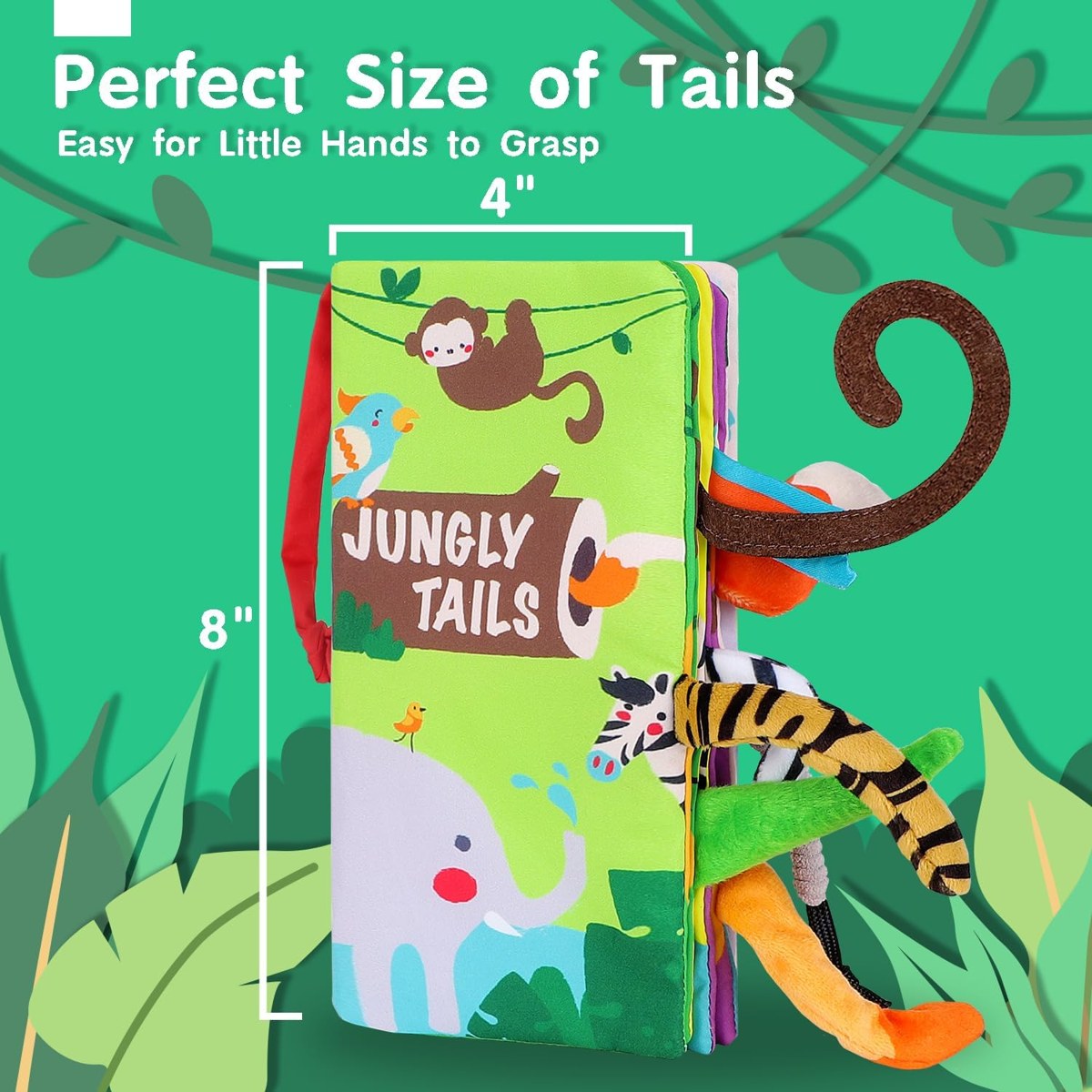 beiens Baby Tail Cloth Book, photo 3