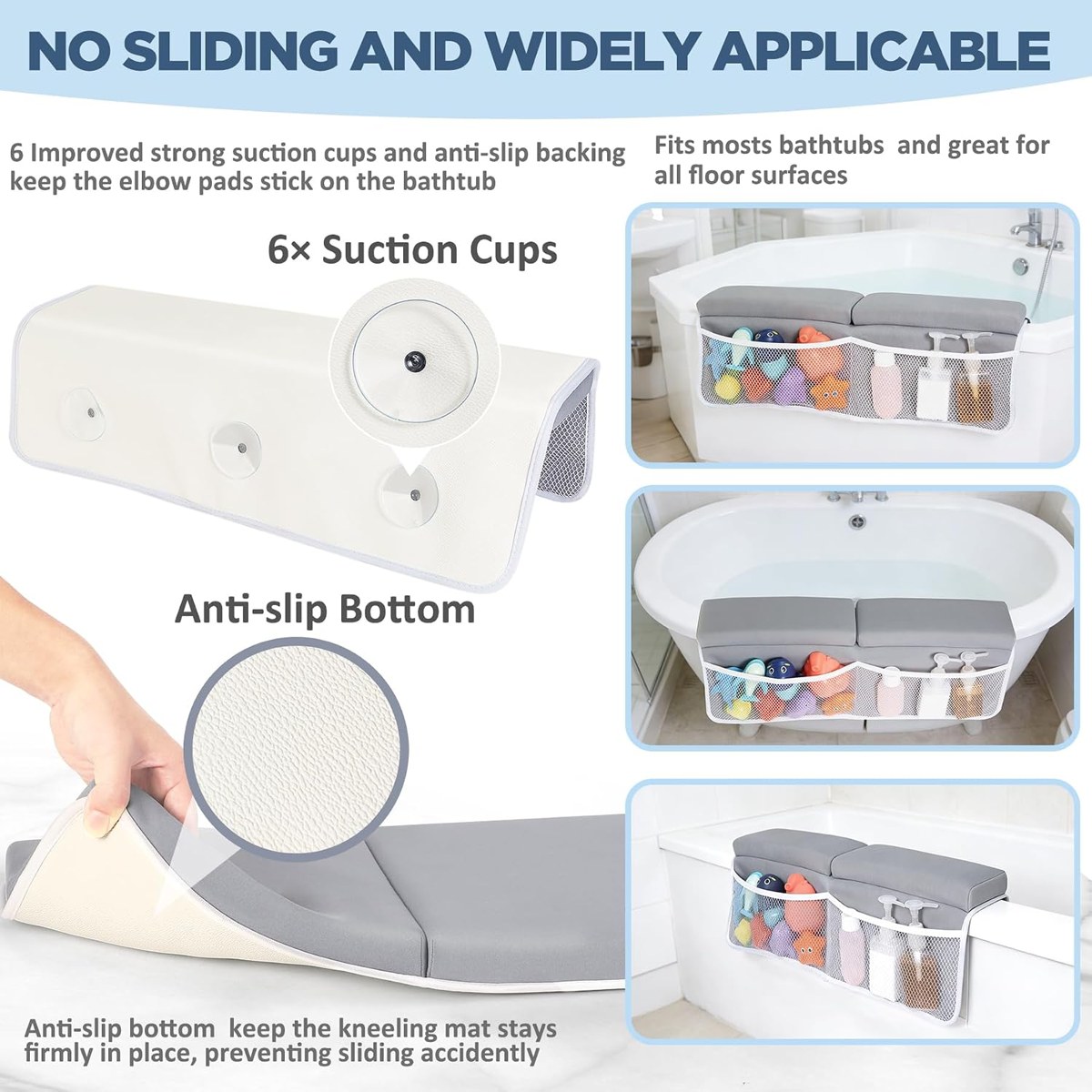 beiens Bath Kneeler and Elbow Rest Pad Set, photo 3