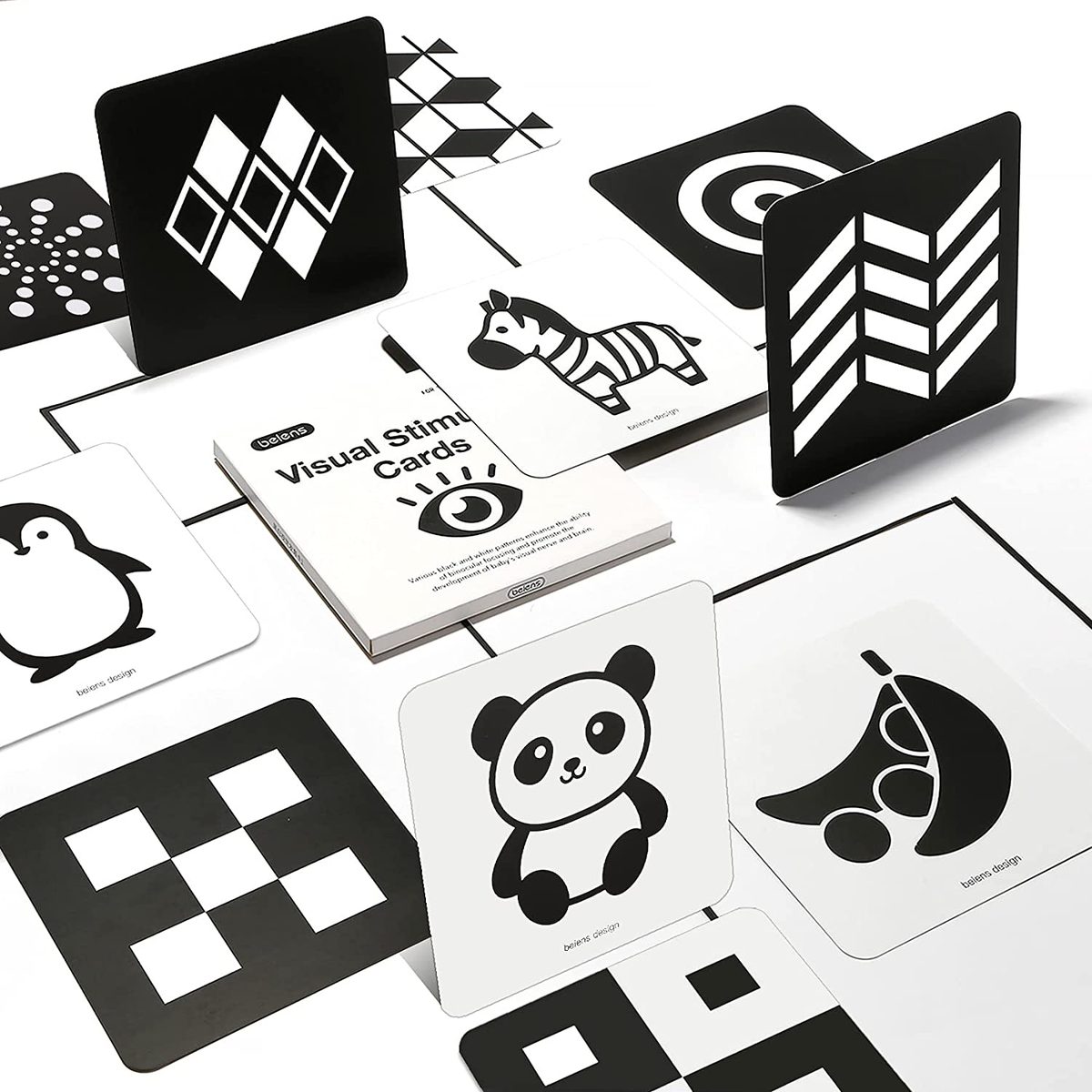beiens high contrast black and white baby cards