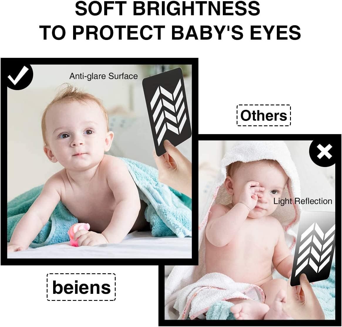 beiens High Contrast Baby Flashcards, 20 Cards, photo 5