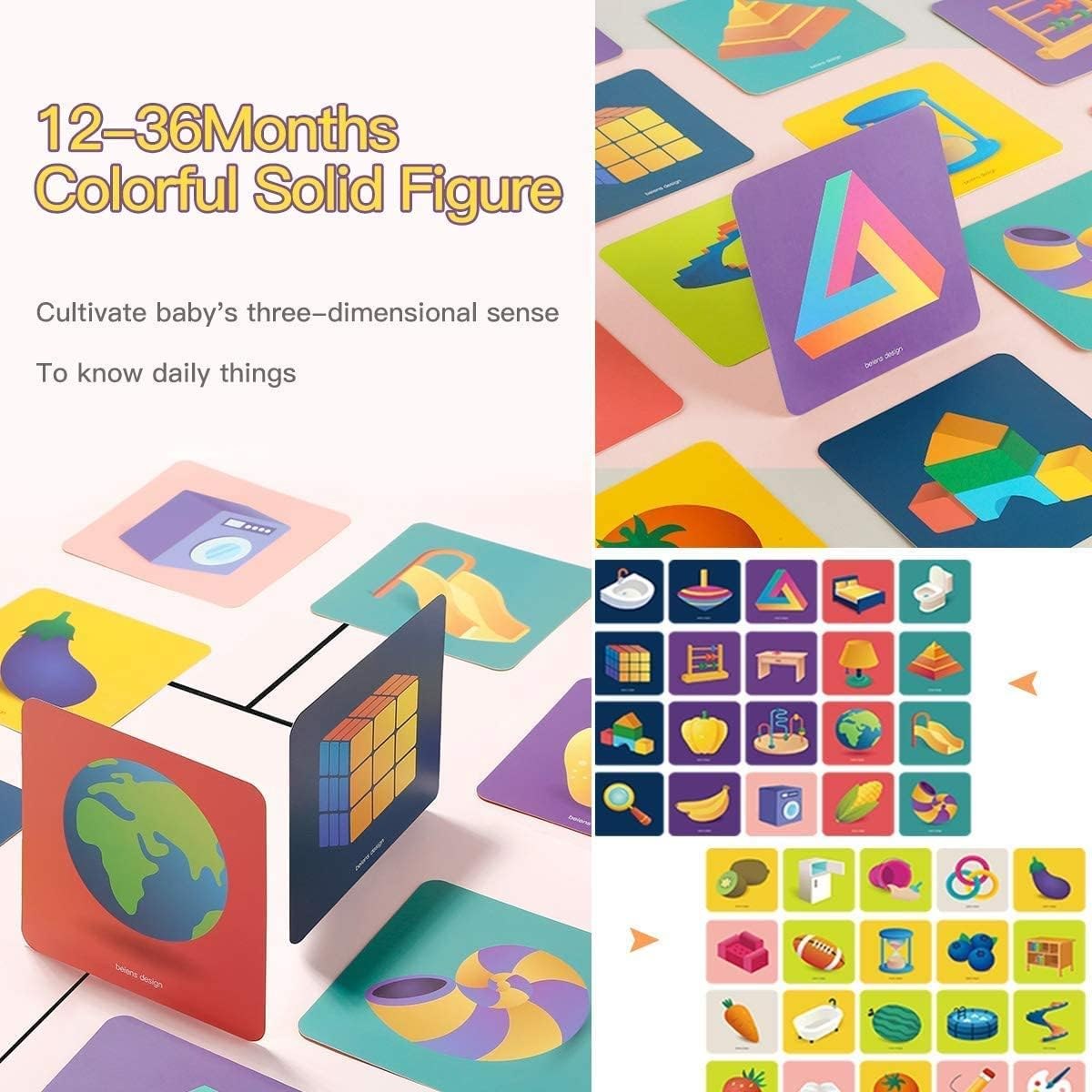 beiens High Contrast Flashcards, 80 Cards, photo 6