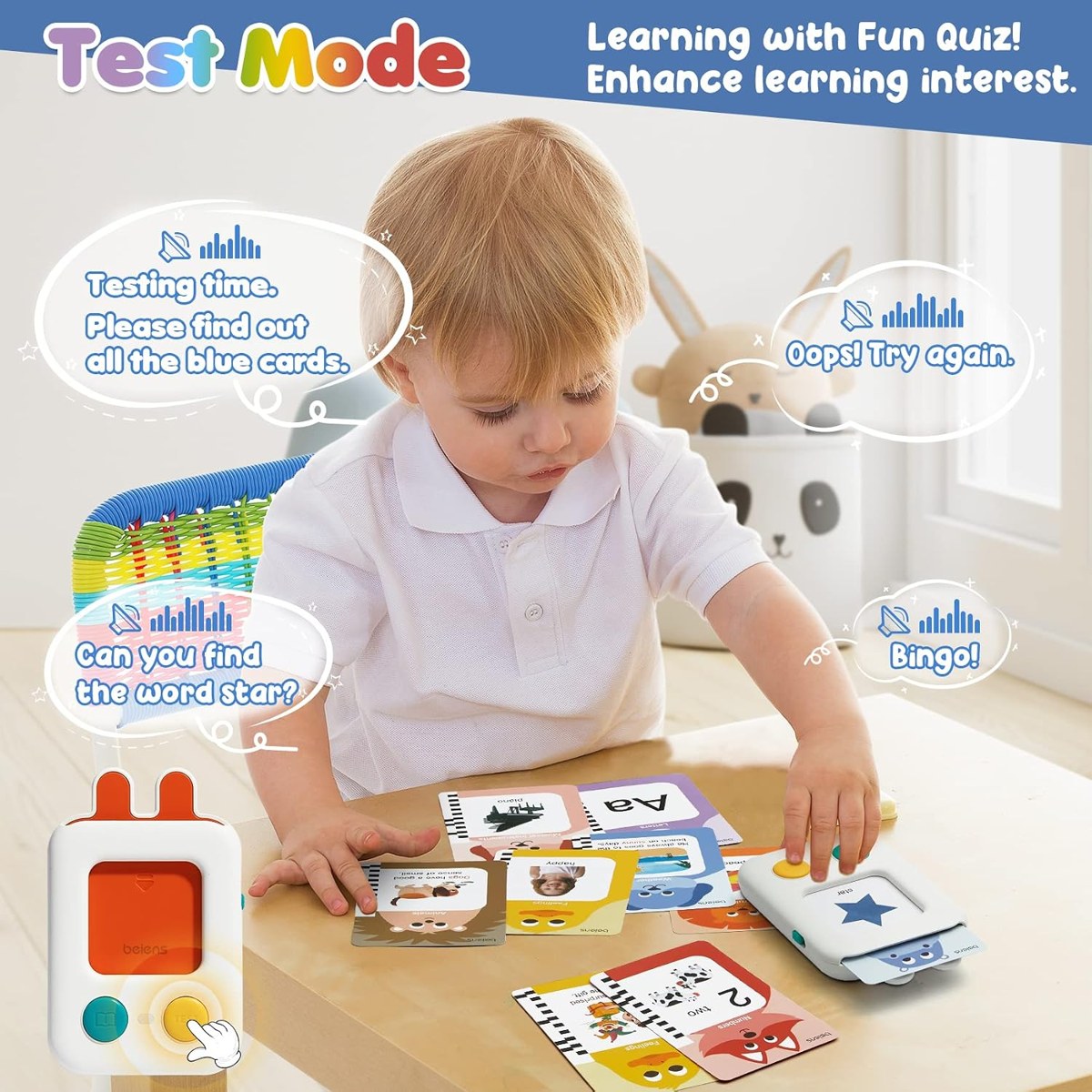 beiens Talking Flash Cards, 120 Cards, photo 5