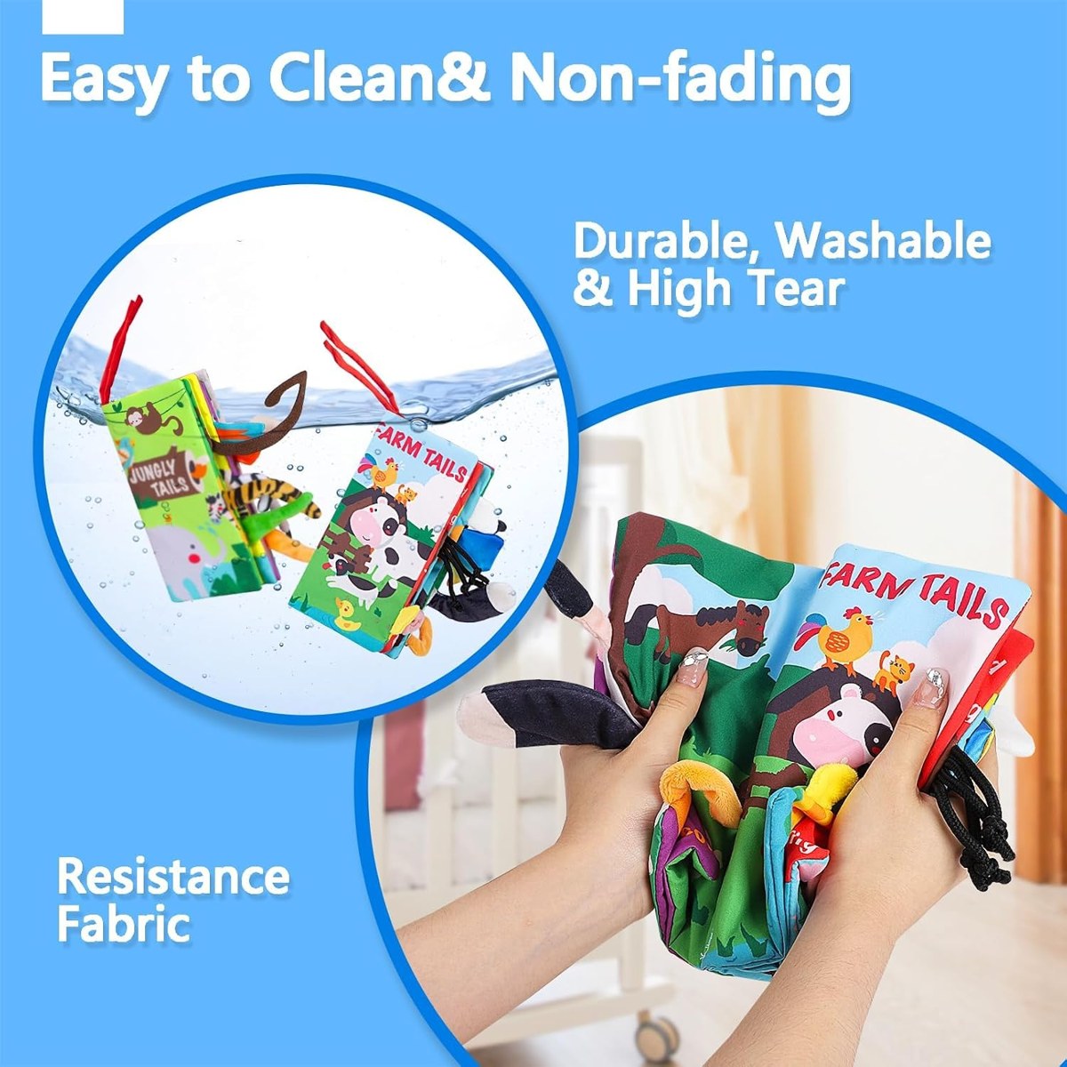 beiens Touch and Feel Tail Books, Set of 2, photo 4