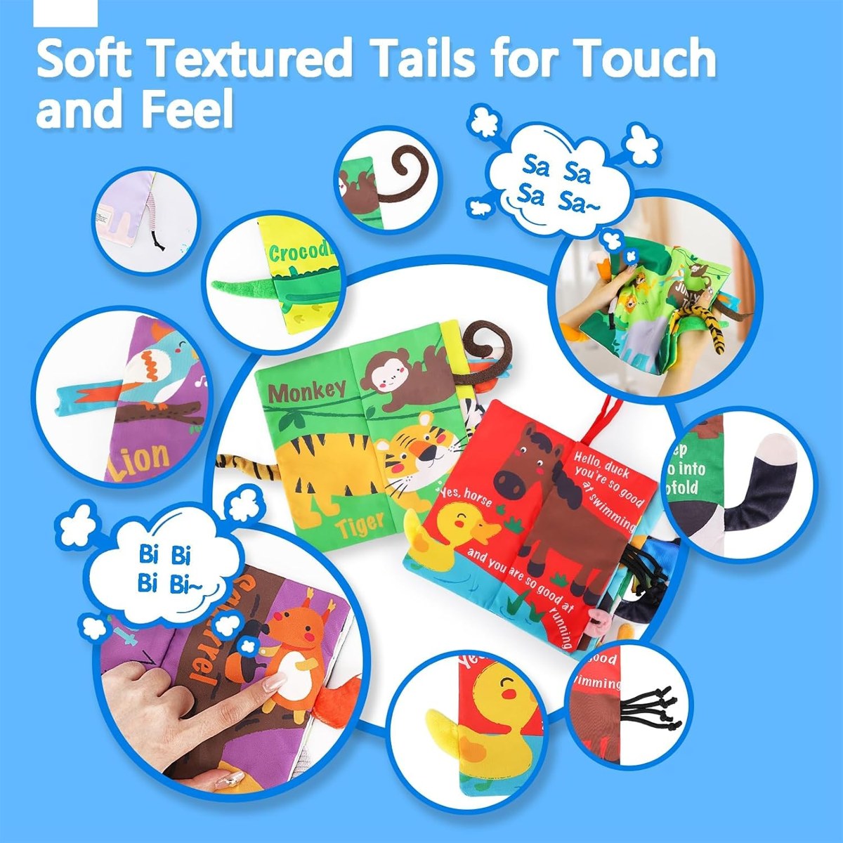 beiens Touch and Feel Tail Books, Set of 2, photo 6
